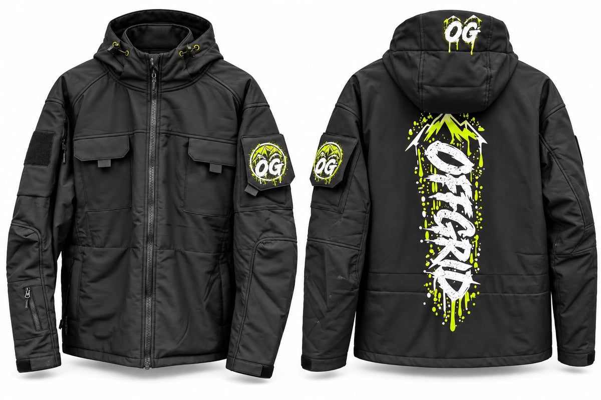 Tactical off grid waterproof jacket