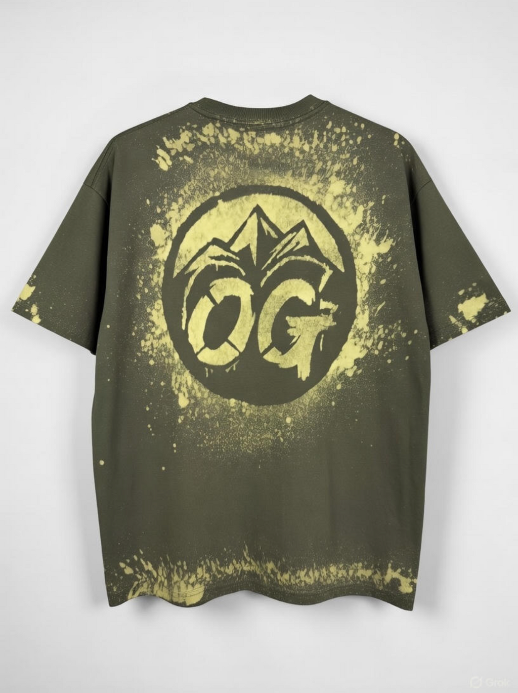 OFF GRID KHAKI OVERSIZED T SHIRT
